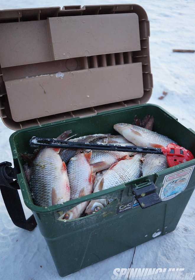 Ящики, коробочки для зимней рыбалки